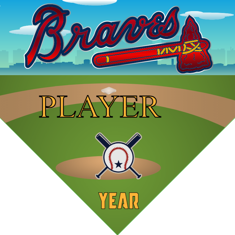 Braves 4 - Home Baseball Banners