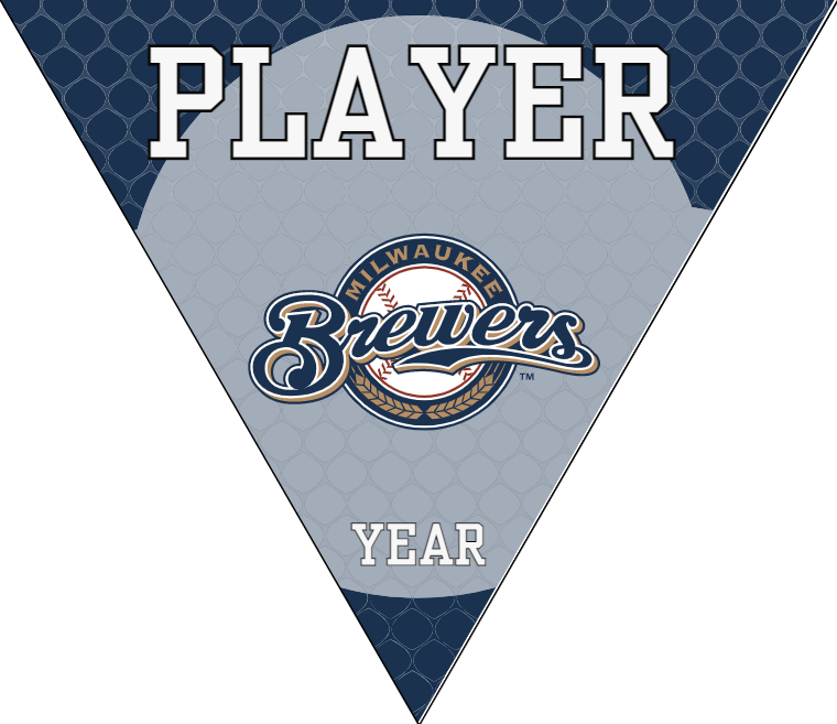 Brewers 2 - Triangle Baseball Banners