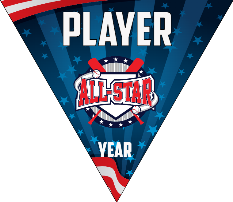 Allstar 5 - Triangle Baseball Banners