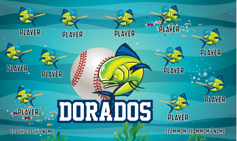 Dorados - Softball Banner