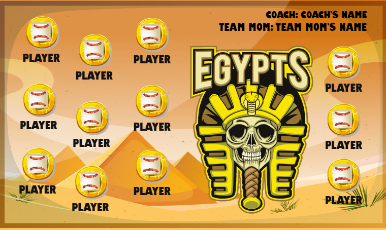 Egypts - Softball Banner