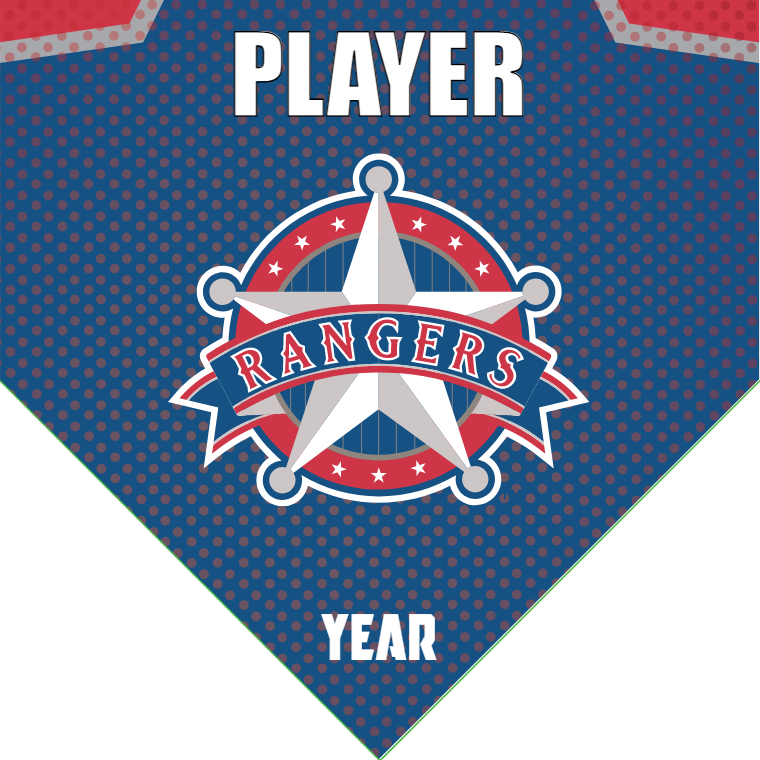 Rangers 2 - Home Baseball Banners