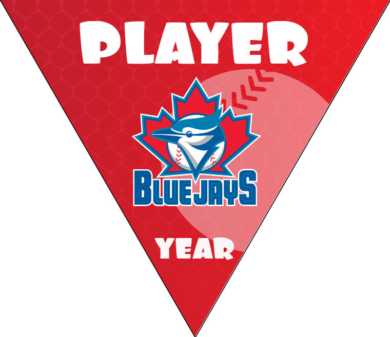 Blue Jays 4 - Triangle Baseball Banners