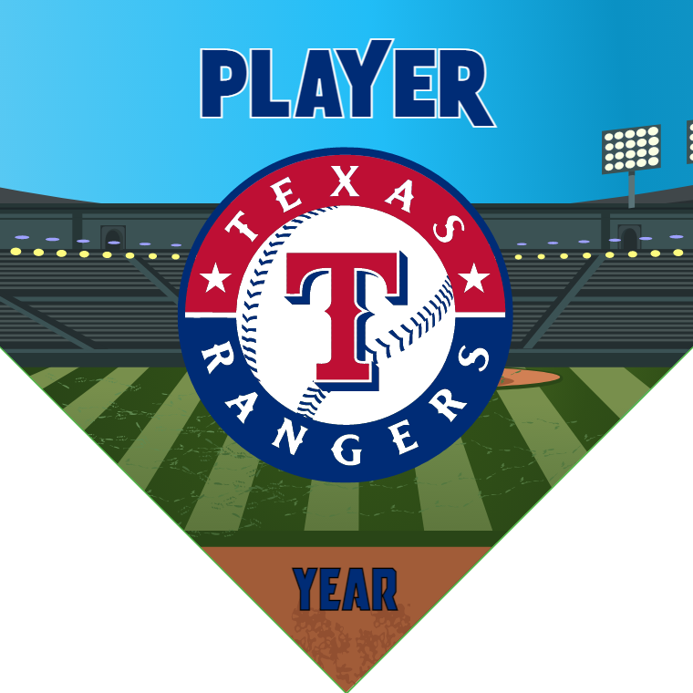 Rangers - Home Baseball Banners