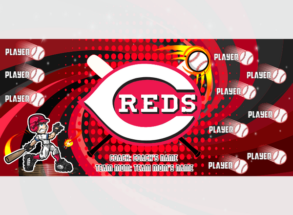 Cincinnati 2 - Baseball - Pole Pocket Banner