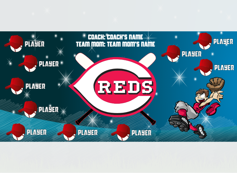 Cincinnati - Baseball - Pole Pocket Banner