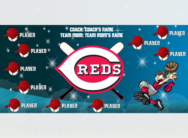 Cincinnati - Baseball - Pole Pocket Banner