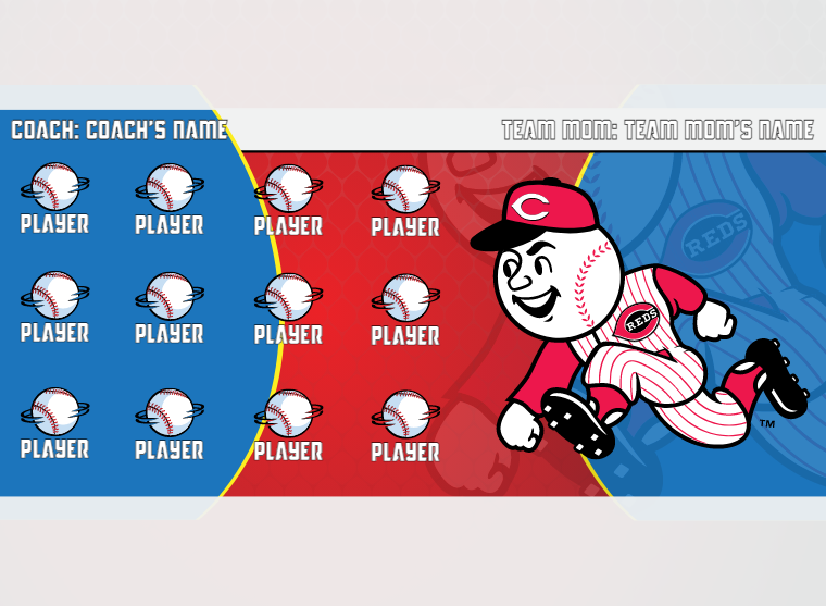 Cincinnati Reds - Baseball - Pole Pocket Banner