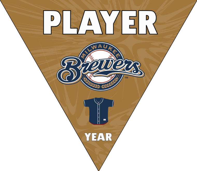 Brewers 3 - Triangle Baseball Banners