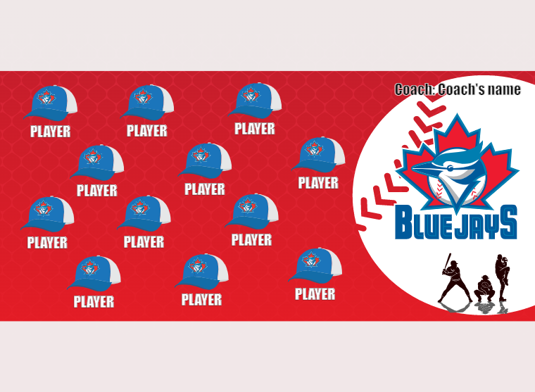 Blue Jays - Baseball - Pole Pocket Banner