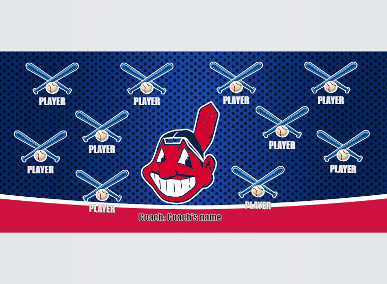 Cleveland - Baseball - Pole Pocket Banner