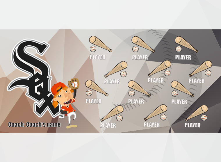 SOX - Baseball - Pole Pocket Banner