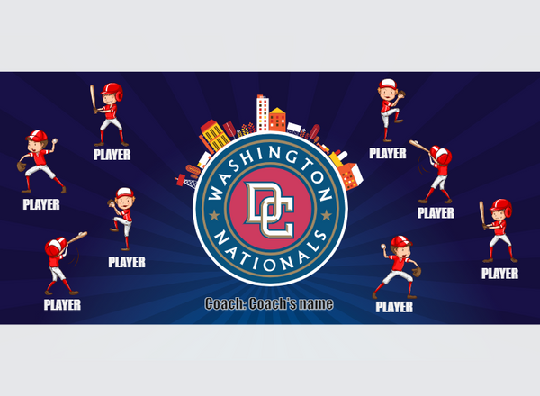 Nationals - Baseball - Pole Pocket Banner