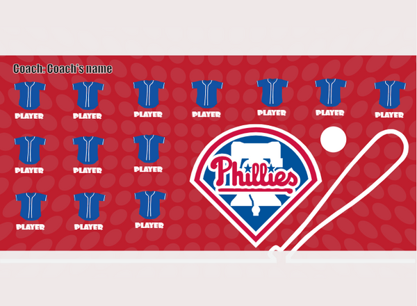 Phillies - Baseball - Pole Pocket Banner