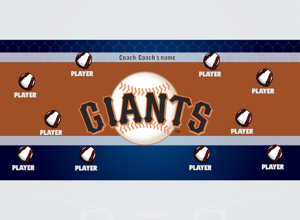 Giants - Baseball - Pole Pocket Banner