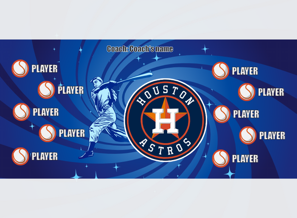 Houston Astros - Baseball - Pole Pocket Banner