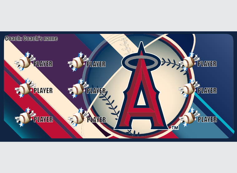 LOS Angeles Angels - Baseball - Pole Pocket Banner