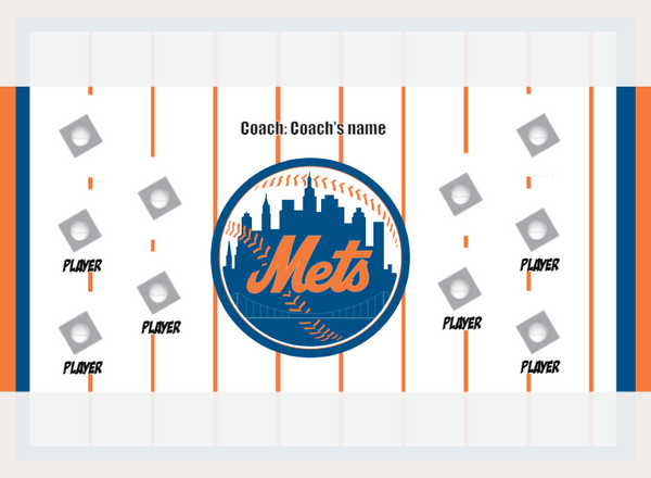 Mets - Baseball - Pole Pocket Banner