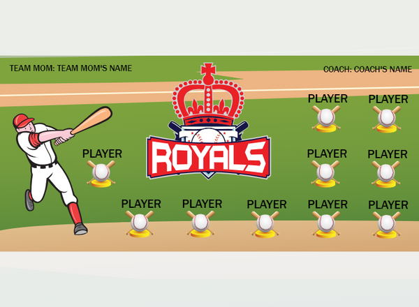 Royal - Softball - Pole Pocket Banner