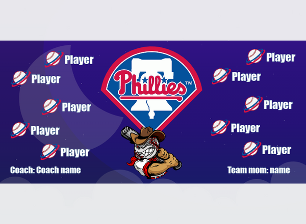 Philadelphia - Baseball - Pole Pocket Banner