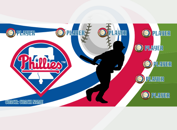 Philadelphia Phillies - Baseball - Pole Pocket Banner