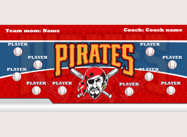 Pirates 1 - Baseball - Pole Pocket Banner