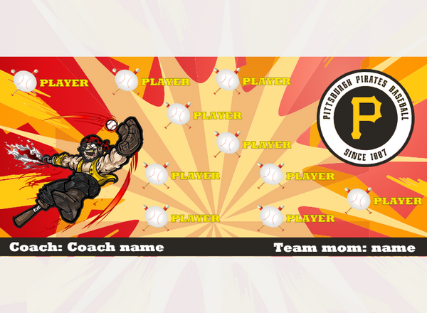 Pittsburgh Pirates 2 - Baseball - Pole Pocket Banner