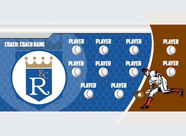 Royals - Baseball - Pole Pocket Banner