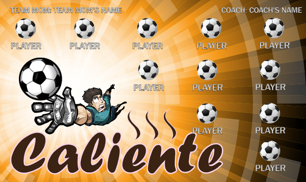 Caliente - Soccer Banner
