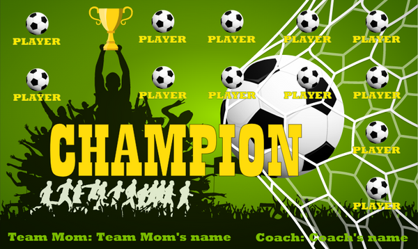 Champion - Soccer Banner