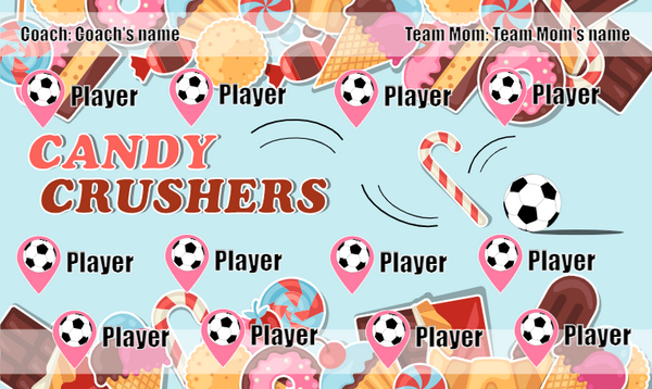 Candy Crushers 2 - Soccer Banner