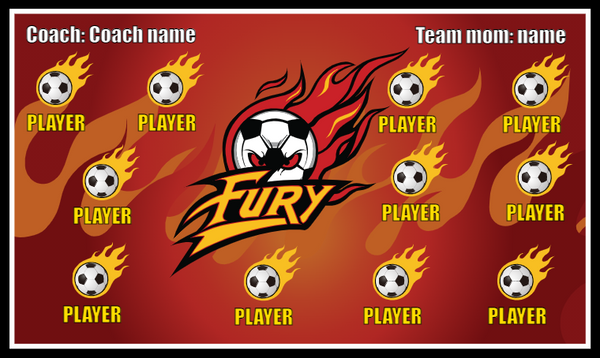 Fury - Soccer Banner