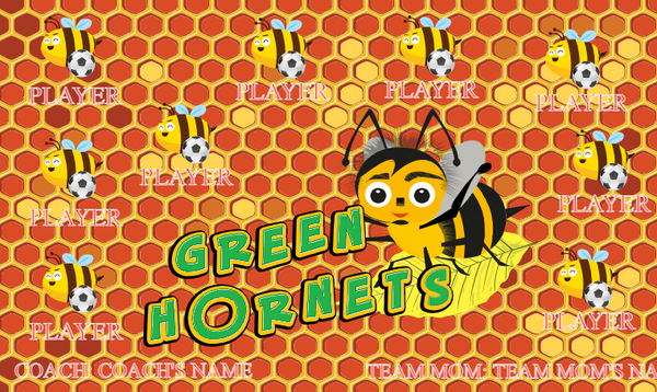 Green Hornets - Soccer Banner