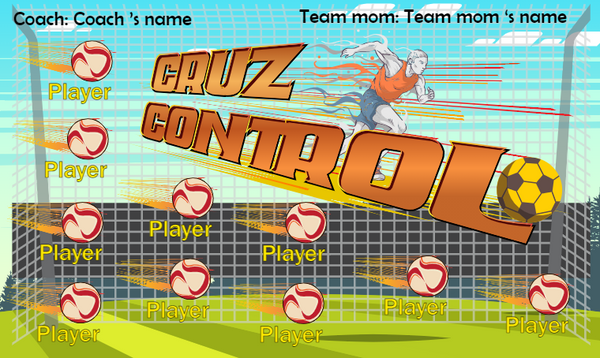 Cruz Control 3 - Soccer Banner
