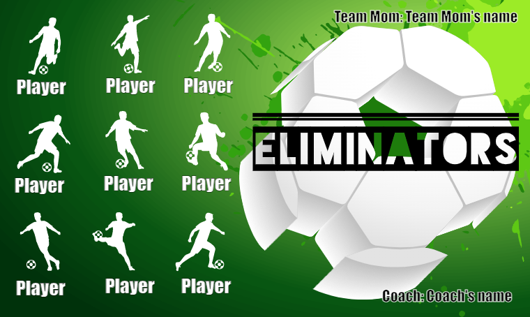 Eliminators - Soccer Banner