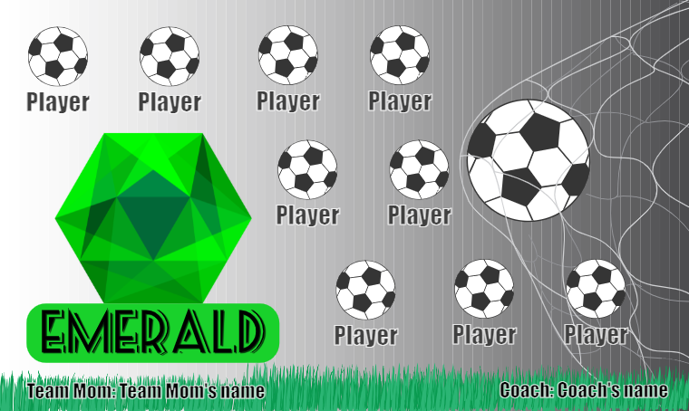 Emerald - Soccer Banner