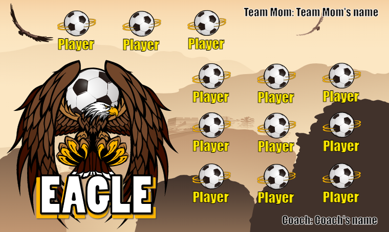 Eagle - Soccer Banner