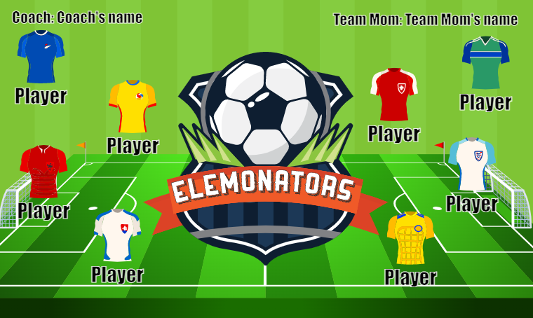 Elemonators - Soccer Banner