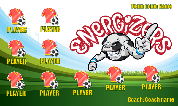 Energizers - Soccer Banner