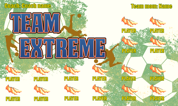 Team Extreme - Soccer Banner