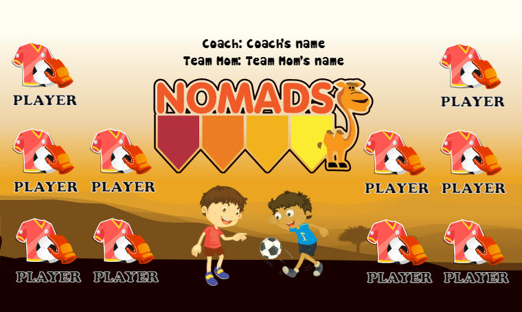 Nomads - Soccer Banner