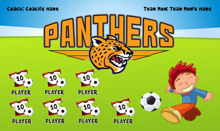 Panthers - Soccer Banner