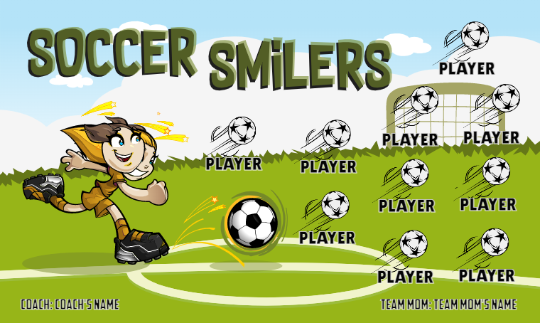 Soccer Smilers 2 - Soccer Banner