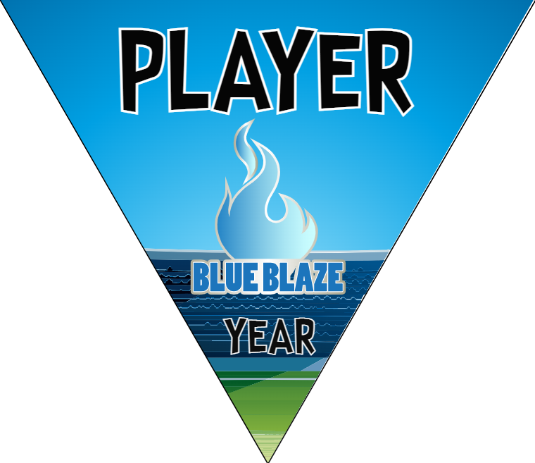 Blue Blaze - Triangle Soccer Banners