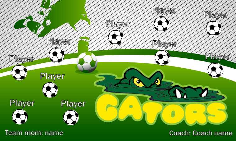 Gators - Soccer Banner