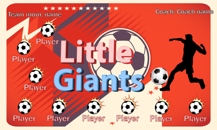 Little Giants - Soccer Banner