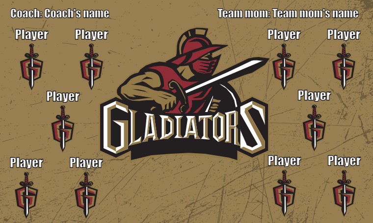 Gladiators - Soccer Banner