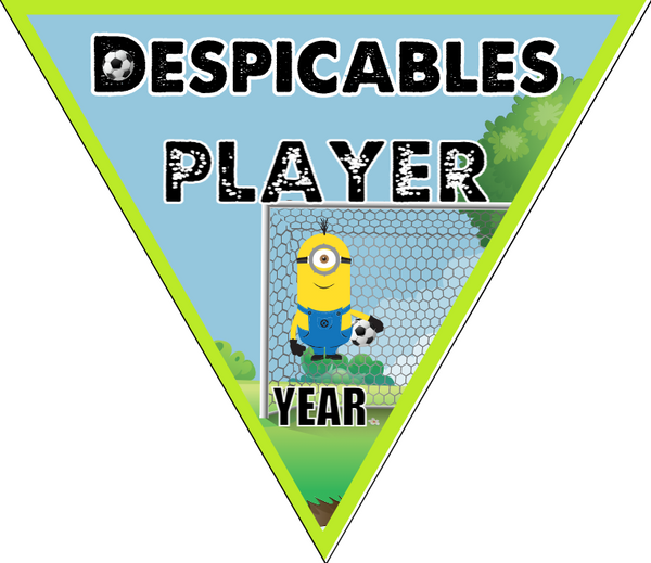Despicables - Triangle Soccer Banners