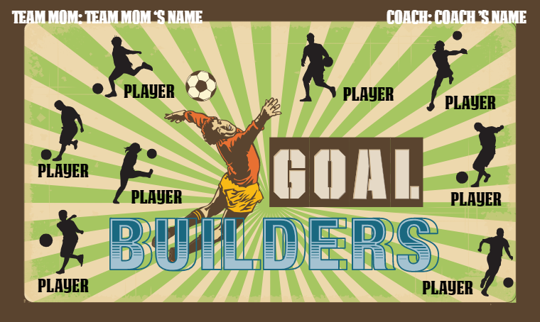 Goal Builders - Soccer Banner