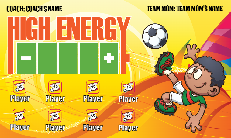 High Energy - Soccer Banner